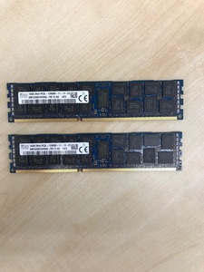 【中古品・現状渡し】SKhynix 16GB 2R×4　PC3L‐12800R　HMT42GR7AFR4A-PB 2枚セット