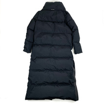 HERNO LAMINAR ヘルノ ラミナー WINDSTOPPER MAXI COAT ウィンドストッパー マキシ コート サイドスリット ロングダウンコート XS 黒_画像4