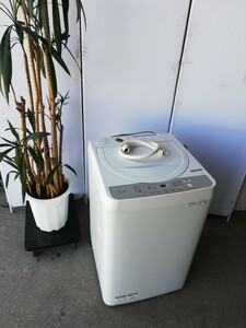 管51（使用僅か、中古良品、東大阪市渋川町引取大歓迎）SHARP 洗濯機 ES-GE6GJ-W 6.0kg 2023年製　給水管付き