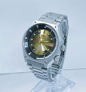 [1 jpy start ] beautiful goods Orient reimport SK Crystal 2EMAL Y469135A-4B CA 21 stone self-winding watch 