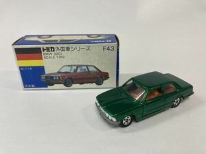 トミカ ミニカー　F43 BMW 320（緑メタ）箱付き