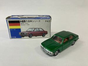  Tomica minicar F43 BMW 320( green meta) box attaching 