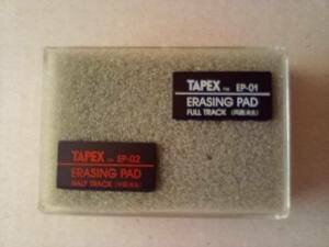 ● TAPEX カセットテープ録音消去パッド