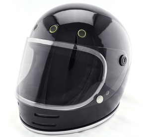 フルフェイスヘルメット ブラック×ライトスモークシールド Lサイズ:59-60cm対応 VT-9 ステッカー付き VT9