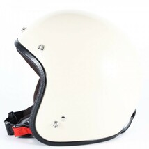 72JAM ジェットヘルメット&シールドセット JP MONO HELMET - オフアイボリー フリーサイズ:57-60cm未満 +開閉式シールド APS-01 JPIM-6_画像2