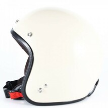 72JAM ジェットヘルメット&シールドセット JP MONO HELMET - オフアイボリー フリーサイズ:57-60cm未満 +開閉式シールド JCBN-05 JPIM-6_画像2