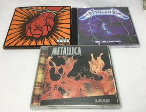 【METALLICA CD3点】Ride the Lightning / Load / St.anger(DVD付)｜メタリカ creeping death