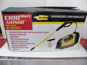 中古品★Talon★高圧洗浄機★AH1500★AC100V 50/60Hz 1300W★HIGH PRESSURE★JET WASHER★水出し動作確認済★領収書発行可能