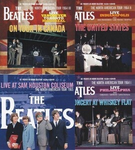 [4CD+4DVD] THE BEATLES THE NORTH AMERICAN TOUR - PHILADELPHIA 1964 Houston　新品輸入プレス盤