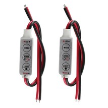 送料無料 2個セット 5V-24V LEDテープライト・デイライト等 調光＆点滅コントローラー フラッシュ ストロボ E5_画像1