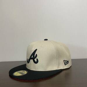 NEW ERA ニューエラキャップ MLB 59FIFTY (7-3/4) 61.5CM ATLANTA BRAVES アトランタ・ブレーブスWORLD SERIES 帽子 の画像1