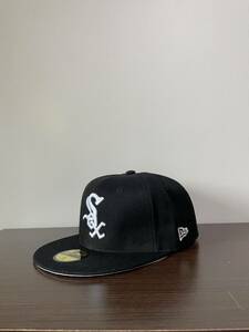 NEW ERA New Era колпак MLB 59FIFTY (7-3/4) 61.5CM CHICAGO WHITE SOX Chicago белый носки WORLD SERIES шляпа 