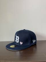 NEW ERA ニューエラキャップ MLB 59FIFTY (7-5/8) 60.6CM DETROIT TIGERS デトロイト・タイガースWORLD SERIES 帽子 _画像1