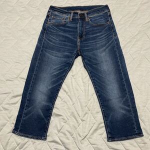 5C【着少】LEVIS リーバイス 505 ストレッチ デニム ジーンズ ジーパン パンツ 28 クロップド ショート ハーフ 短パン 格安