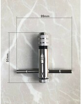 【タップ5本付き】■ネジタップ ラチェット式■3mm 4mm 5mm 6mm 8mm　ねじタップ　ネジ切り　T型ハンドル　ネジ山修正　ねじ立て_画像2