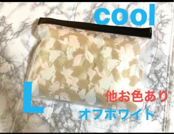 ベルシアー　リブステッチレギンス　L オフホワイト　BELLE SHEER cool