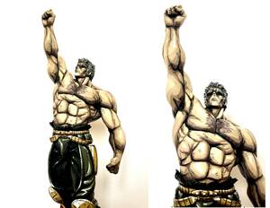 li paint Kaiyodo Ken, the Great Bear Fist Kenoh Raoh premium figure .. raw .. one one-side. .. none! height 29.