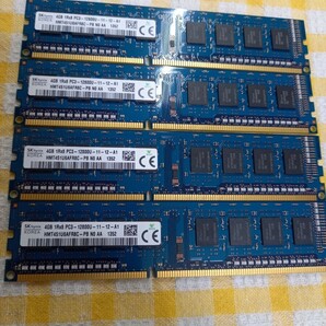 4GB×4枚 SKhynix 1R×8 PC3-12800U 合計16GB 送料無料1