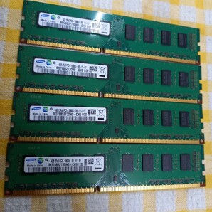 4GB×4枚 SAMSUNG 2R×8 PC3-10600U 合計16GB 送料無料2