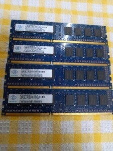 4GB×4枚 NANYA 1R×8 PC3-12800U 合計16GB 送料無料1