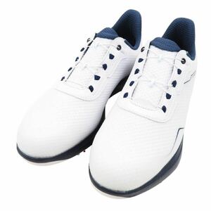 新品2024国内正規品★FootJoy フットジョイ★アタック ボア ATAK BOA ゴルフシューズ★メンズ ( 26.5 cm ) ホワイト × ネイビー★53380J