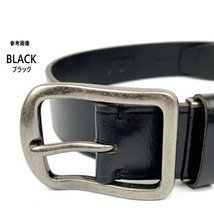 6468 LEVI'S リーバイス 牛革 ベルト 40ミリ ダークブラウン（チョコ）こげ茶 本革 ワイド_画像6