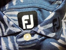 ○美品　FJ　フットジョイ　総柄　半袖ポロシャツ　サイズL　使用感少な目〇_画像2