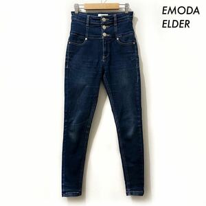 【送料無料】EMODA エモダ★ELDER NUDE ハイウエストデニム ジーンズ