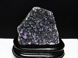 誠安◆天然石最高級品ウルグアイ産アメジストクラスター[T614-7446]