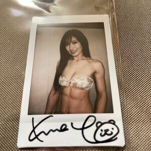 Spinning　熊田曜子写真集　　購入特典サイン入りチェキ　