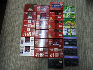 新品未使用　ソニー　フジフィルム　　８ミリ　Hi８　　ビデオカセットテープ　色々31本セット（5929）