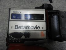 昭和レトロ　SONY BETAMOVIE BMC-100　ビデオテープレコーダ付ビデオカメラ　ケース付き（5484）_画像6