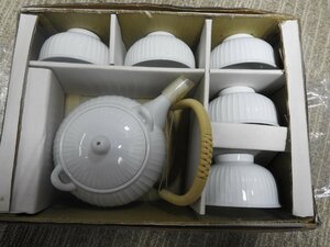 (美品)白山陶器　茶器　急須　湯のみ　６点セット（5476）