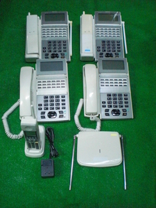 NTT　ビジネスフォン　αＮＸ２　NX2- STEL- ×２　NX2- CCLSTEL- ×２　NX-ACL-CS　コードレス　子機×１　電話機５台セット（2241）