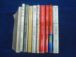 大江健三郎　筒井康隆　井上光晴　石川達三　関高健　文庫　10冊セット(3201)