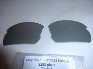 オークリー フラック2.0用 偏光・調光レンズ Replacement Lenses Oakley FLAK 2.0　9295　Polarized - Grey Photochromic 