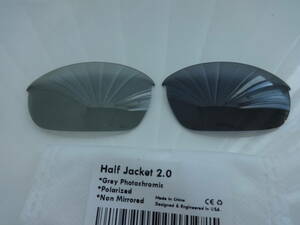 限定３SET処分価格！！ ハーフジャケット2.0用 偏光・調光レンズ ReplacementLenses Oakley Half Jacket 2.0 Polarized-GreyPhotochromic