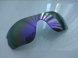 ★オークリー レーダーロックエッジ ASIAN FIT用 カスタム偏光レンズ RadarLock Edge PURPLE Color Polarized