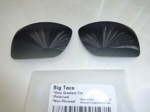 処分価格！ BIG TACO用 偏光レンズ Oakley GREY GRADIENT TINT 　ビッグタコ POLARIZED