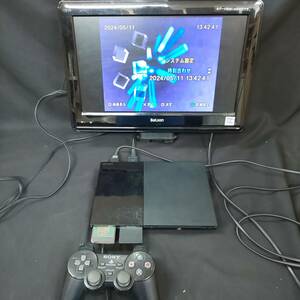 ◎ソニー◎SONY PlayStation2 プレイステーション2 PS2 SCPH-90000 プレステ2 コントローラー・メモリーカード 映像出力確認済 即発送