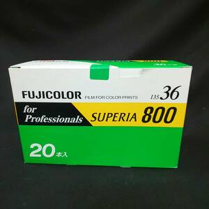 * unused / storage goods * Fuji Film FUJICOLOR SUPERIA 800 135 36 sheets ..20ps.@For Professionals unopened box immediately shipping 