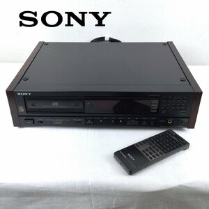 1205 SONY ソニー CDP-338ESD CDプレーヤー リモコン付き 音響機器