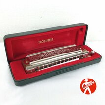 1205【ジャンク】 HOHNER ホーナー SUPER CHROMONICA CHROMATIC HARMONICA 270/48 C ハーモニカ 12穴 管楽器 ケース付き_画像1