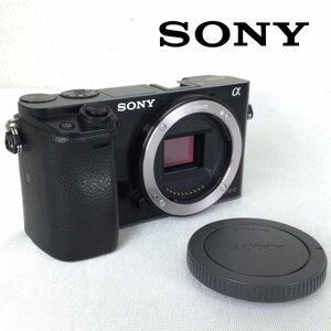 1205【ジャンク/ボディのみ】 SONY ソニー α6000 アルファ ILCE-6000 ブラック ミラーレス デジタル一眼レフカメラ APS-C デジカメ