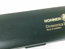 1205【ジャンク】 HOHNER ホーナー SUPER CHROMONICA CHROMATIC HARMONICA 270/48 C ハーモニカ 12穴 管楽器 ケース付き_画像9