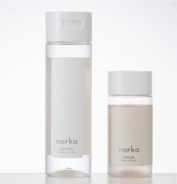 norkaローション（化粧水）＆2層式オールインワンセラム