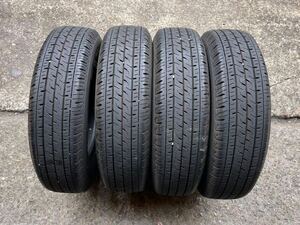 2020年製 BRIDGESTONE ECOPIA R710 155/80R12 88/87N LT 中古品 4本 直接の受け渡し可能 (RK)