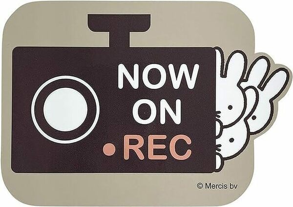 mf カーステッカー NOW ON REC カーサイン ミッフィー