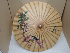  details unknown number umbrella Tang umbrella peace umbrella flowers and birds map pattern total length approximately 60cm diameter approximately 90cm handicraft super-discount 1 jpy start 