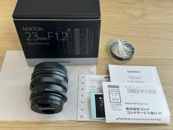 コシナ フォクトレンダー NOKTON 23mm F1.2 Aspherical Xマウント用 FUJIFILM